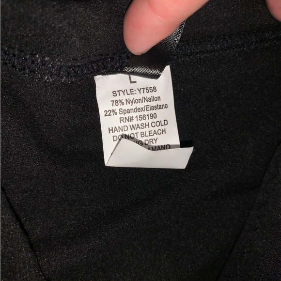 Waist Shape Black Faux Leather Leggings - Picture 5 of 6